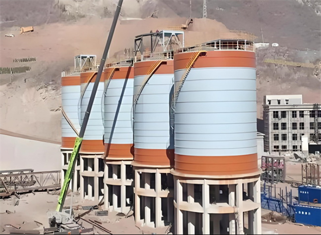 育才镇高架钢板仓